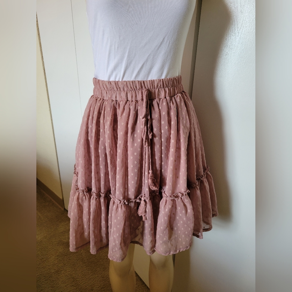Mini skirt pink Simplee size M